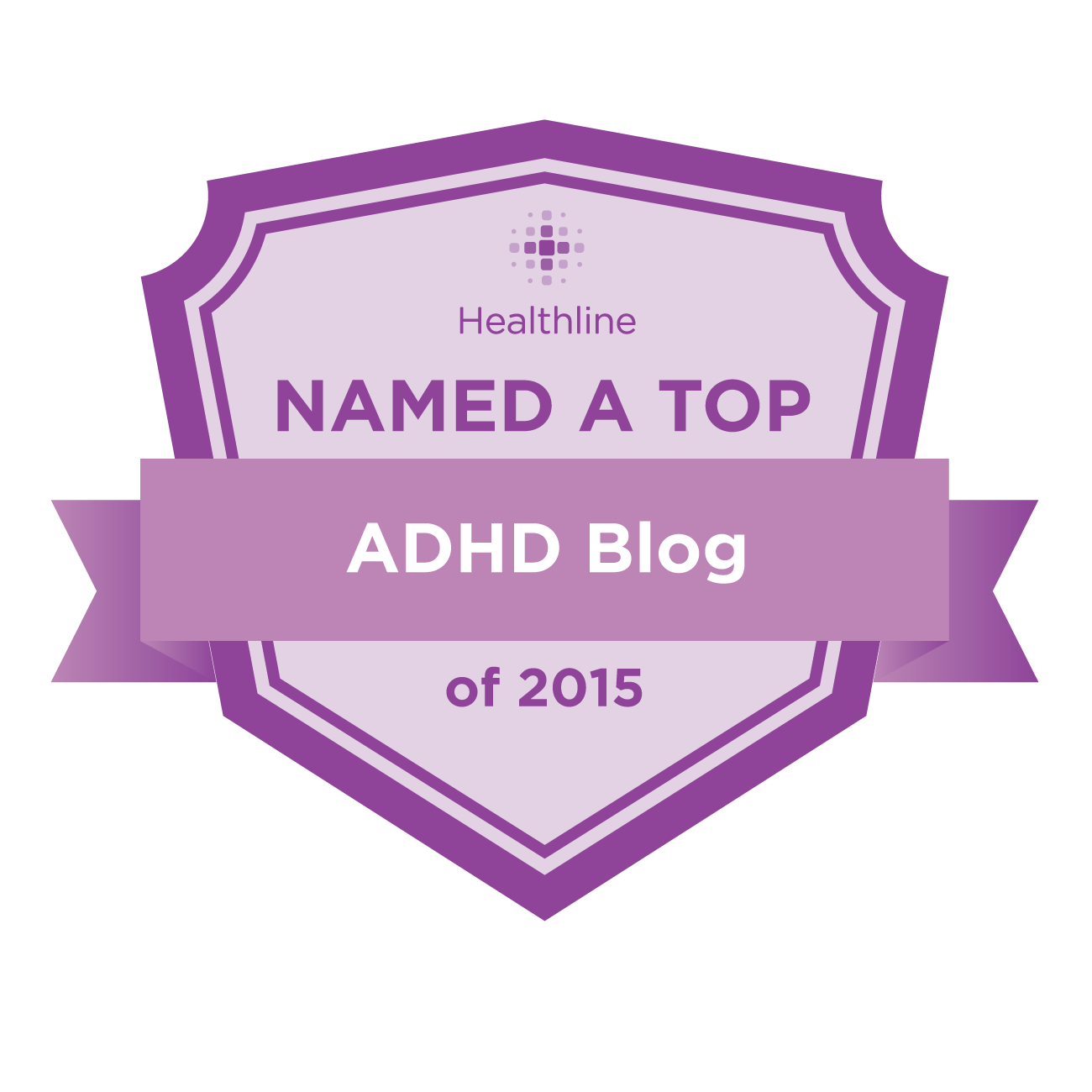 adhd best blogs badge